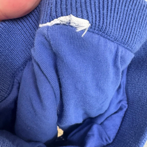 Janie and Jack 3T Girls Blue Crochet Shorts with Scalloped Hem - Picture 5 of 5